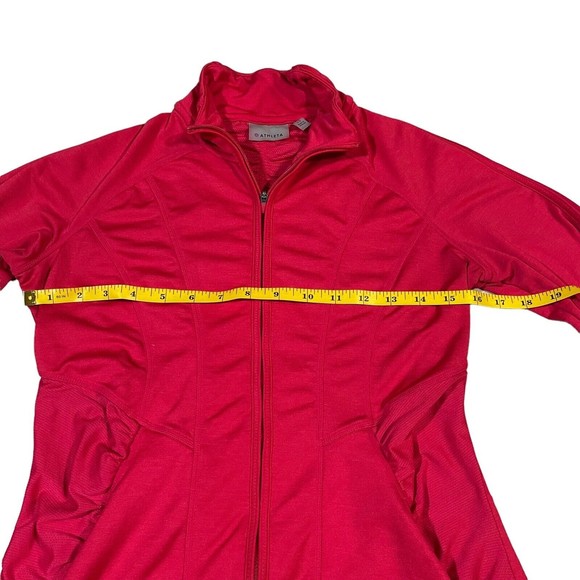 Athleta Women's Hot Pink/fuchsia Comfort Full Zip Long Sleeve Jacket Size XS - Picture 3 of 10